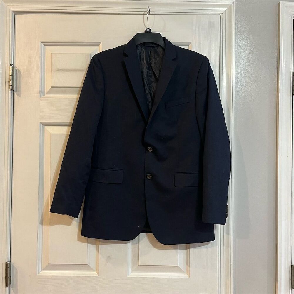 Lauren Ralph Lauren Men's Navy Blue Sport Coat Blazer Size 20R Formal